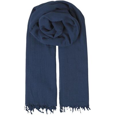 Becksöndergaard Solid Ilona Scarf ONE SIZE CLASSIC NAVY ONE SIZE Becksöndergaard Solid Ilona Scarf ONE SIZE CLASSIC NAVY ONE SIZE