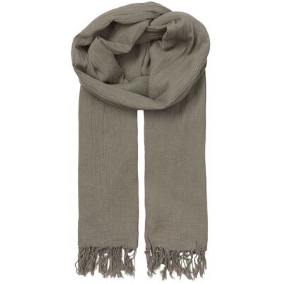 Becksöndergaard Solid Ilona Scarf ONE SIZE FOSSIL BROWN ONE SIZE Becksöndergaard Solid Ilona Scarf ONE SIZE FOSSIL BROWN ONE SIZE