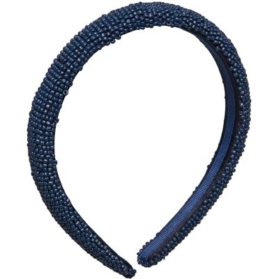 Becksöndergaard Solid Slim Beaded Hairbrace ONE SIZE CORONET BLUE ONE SIZE Becksöndergaard Solid Slim Beaded Hairbrace ONE SIZE CORONET BLUE ONE SIZE