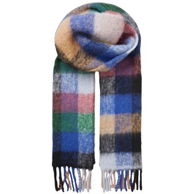 Becksöndergaard Check Anilopa Scarf ONE SIZE WINTER SKY ONE SIZE Becksöndergaard Check Anilopa Scarf ONE SIZE WINTER SKY ONE SIZE
