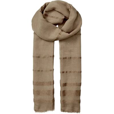Becksöndergaard Milena Cowo Scarf ONE SIZE PINE BARK ONE SIZE Becksöndergaard Milena Cowo Scarf ONE SIZE PINE BARK ONE SIZE