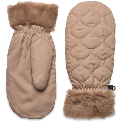 Becksöndergaard Makara Puff Mittens M/L GINGER BEIGE M/L Becksöndergaard Makara Puff Mittens M/L GINGER BEIGE M/L