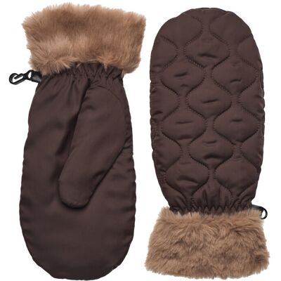 Becksöndergaard Makara Puff Mittens XS/S ROAST BROWN XS/S Becksöndergaard Makara Puff Mittens XS/S ROAST BROWN XS/S