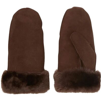 Becksöndergaard Doa Shearling Mitten 8 CHOCOLATE TORTE 8 Becksöndergaard Doa Shearling Mitten 8 CHOCOLATE TORTE 8