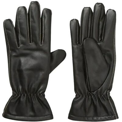 Becksöndergaard Smooth Leather Gloves 7 BLACK 7 Becksöndergaard Smooth Leather Gloves 7 BLACK 7