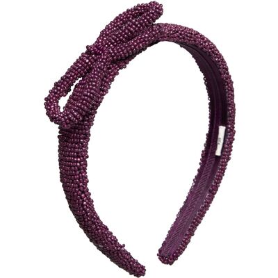 Becksöndergaard Bow Slim Beaded Hairbrace ONE SIZE VIOLETS PURPLE ONE SIZE Becksöndergaard Bow Slim Beaded Hairbrace ONE SIZE VIOLETS PURPLE ONE SIZE