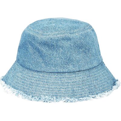 Becksöndergaard Washed Denima Bucket Hat XS/S DENIM XS/S Becksöndergaard Washed Denima Bucket Hat XS/S DENIM XS/S