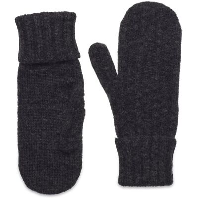 Becksöndergaard Cable Mittens ONE SIZE GREY MELANGE ONE SIZE Becksöndergaard Cable Mittens ONE SIZE GREY MELANGE ONE SIZE