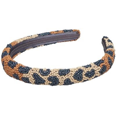 Becksöndergaard Leopa Slim Beaded Hairbrace ONE SIZE BLACK ONE SIZE Becksöndergaard Leopa Slim Beaded Hairbrace ONE SIZE BLACK ONE SIZE