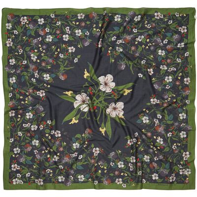 Becksöndergaard Bromflora Sico Scarf ONE SIZE BLACK ONE SIZE Becksöndergaard Bromflora Sico Scarf ONE SIZE BLACK ONE SIZE