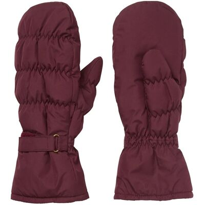 Becksöndergaard Padded Nylona Mitten L/XL BURGUNDY L/XL Becksöndergaard Padded Nylona Mitten L/XL BURGUNDY L/XL