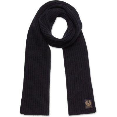 Belstaff Watch Scarf Pale Grey Melange ONE SIZE BLACK ONE SIZE Belstaff Watch Scarf Pale Grey Melange ONE SIZE BLACK ONE SIZE