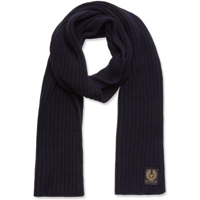 Belstaff Watch Scarf Pale Grey Melange ONE SIZE DARK NAVY ONE SIZE Belstaff Watch Scarf Pale Grey Melange ONE SIZE DARK NAVY ONE SIZE