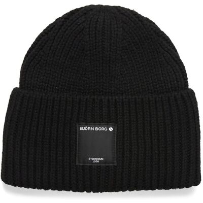 Björn Borg Centre Knit Beanie ONE SIZE BLACK BEAUTY ONE SIZE Björn Borg Centre Knit Beanie ONE SIZE BLACK BEAUTY ONE SIZE