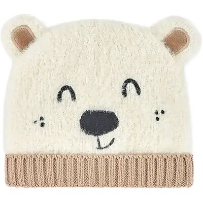 Boboli Knitwear Hat "Bear" For Baby -Bci XXS42 OFF WHITE XXS42 Boboli Knitwear Hat "Bear" For Baby -Bci XXS42 OFF WHITE XXS42