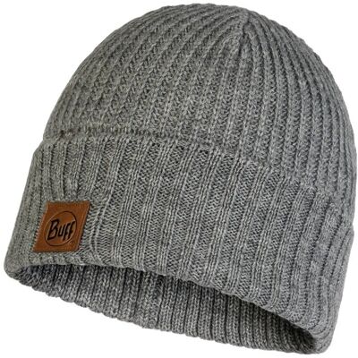 BUFF Knitted Hat Rutger ONE SIZE MELANGE GREY ONE SIZE BUFF Knitted Hat Rutger ONE SIZE MELANGE GREY ONE SIZE