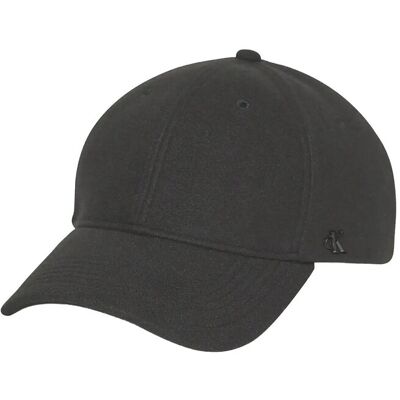 Calvin Felt W Metal Plaque Cap ONE SIZE BLACK ONE SIZE Calvin Felt W Metal Plaque Cap ONE SIZE BLACK ONE SIZE