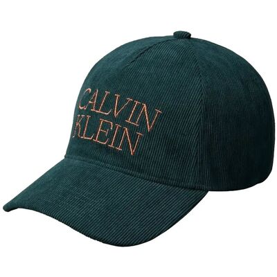 Calvin Corduroy Graphic 5 Panel Cap ONE SIZE NAVY TEAL ONE SIZE Calvin Corduroy Graphic 5 Panel Cap ONE SIZE NAVY TEAL ONE SIZE
