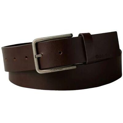 Calvin Warmth Buckle Smooth 35Mm 85 CK DARK BROWN ANTIQUE SILVER 85 Calvin Warmth Buckle Smooth 35Mm 85 CK DARK BROWN ANTIQUE SILVER 85