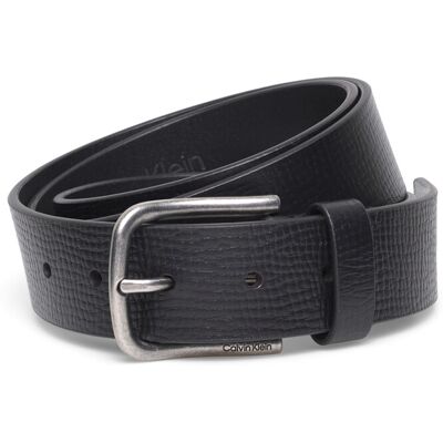 Calvin Round Buckle 35Mm Fixed 90 BLACK ANTIQUE SILVER 90 Calvin Round Buckle 35Mm Fixed 90 BLACK ANTIQUE SILVER 90