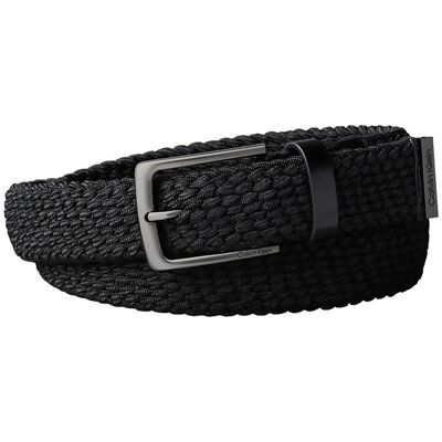 Calvin Casual Pin Buckle 35Mm Fixed - 115 BLACK MATTE GUNMETAL 115 Calvin Casual Pin Buckle 35Mm Fixed - 115 BLACK MATTE GUNMETAL 115