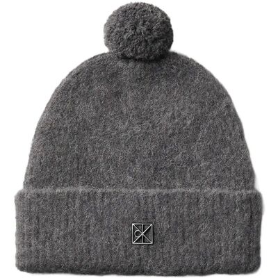 Calvin Emblem Brushed Pompom Beanie ONE SIZE DARK GREY ONE SIZE Calvin Emblem Brushed Pompom Beanie ONE SIZE DARK GREY ONE SIZE