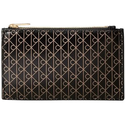Calvin Emblem Aop Top Zip Cardcase ONE SIZE BLACK AOP ONE SIZE Calvin Emblem Aop Top Zip Cardcase ONE SIZE BLACK AOP ONE SIZE