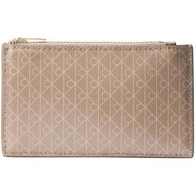 Calvin Emblem Aop Top Zip Cardcase ONE SIZE DESERT TAUPE AOP ONE SIZE Calvin Emblem Aop Top Zip Cardcase ONE SIZE DESERT TAUPE AOP ONE SIZE