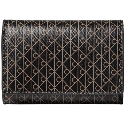 Calvin Emblem Aop Trifold W/ Zip Pocket ONE SIZE BLACK AOP ONE SIZE Calvin Emblem Aop Trifold W/ Zip Pocket ONE SIZE BLACK AOP ONE SIZE