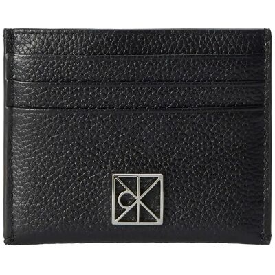 Calvin Emblem Hw Pebble Cardholder ONE SIZE BLACK ONE SIZE Calvin Emblem Hw Pebble Cardholder ONE SIZE BLACK ONE SIZE