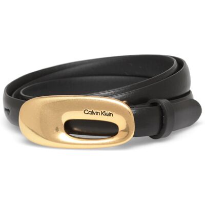 Calvin Elongated Chucnhy Buckle 15Mm 135 BLACK TUMBLED DEEP GOLD 135 Calvin Elongated Chucnhy Buckle 15Mm 135 BLACK TUMBLED DEEP GOLD 135