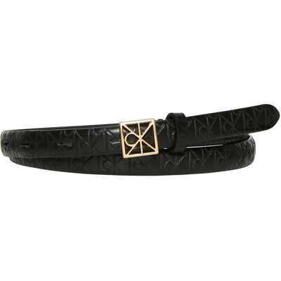 Calvin Emblem Buckle Aop 15Mm Belt 75 BLACK AOP ANTIQUE LIGHT GOLD 75 Calvin Emblem Buckle Aop 15Mm Belt 75 BLACK AOP ANTIQUE LIGHT GOLD 75