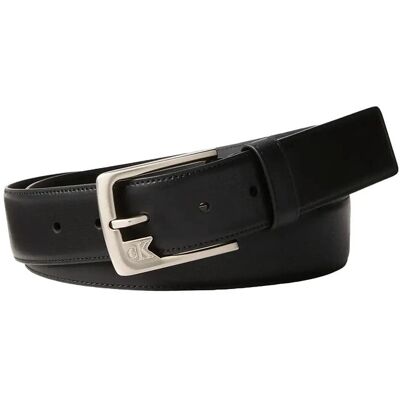 Calvin Oval Buckle Shiny Strap 15Mm 85 BLACK TUMBLED DEEP GOLD 85 Calvin Oval Buckle Shiny Strap 15Mm 85 BLACK TUMBLED DEEP GOLD 85