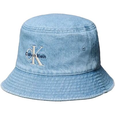 Calvin Monologo Embroidery Denim Bucket ONE SIZE VINTAGE DENIM ONE SIZE Calvin Monologo Embroidery Denim Bucket ONE SIZE VINTAGE DENIM ONE SIZE