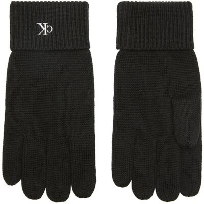 Calvin Ck Fine Rib Gloves ONE SIZE BLACK ONE SIZE Calvin Ck Fine Rib Gloves ONE SIZE BLACK ONE SIZE