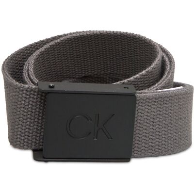 Calvin Ck Monogram Buckle Belt ONE SIZE CHARCOAL ONE SIZE Calvin Ck Monogram Buckle Belt ONE SIZE CHARCOAL ONE SIZE