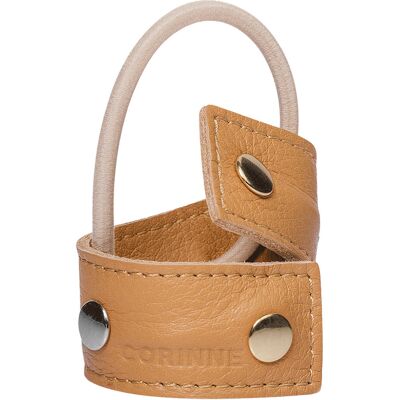 Corinne Leather Band Short Bendable Rivets ONE SIZE CAMEL / SILVER&GOLD RIVETS ONE SIZE Corinne Leather Band Short Bendable Rivets ONE SIZE CAMEL / SILVER&GOLD RIVETS ONE SIZE
