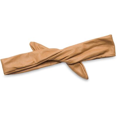 Corinne Leather Hairband Wire ONE SIZE CAMEL ONE SIZE Corinne Leather Hairband Wire ONE SIZE CAMEL ONE SIZE