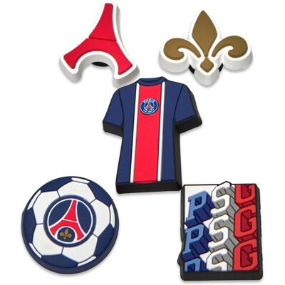 Crocs Paris St Germain 5Pck ONE SIZE WHITE ONE SIZE Crocs Paris St Germain 5Pck ONE SIZE WHITE ONE SIZE