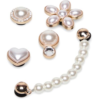 Crocs Dainty Pearl Jewelry 5 Pack ONE SIZE WHITE ONE SIZE Crocs Dainty Pearl Jewelry 5 Pack ONE SIZE WHITE ONE SIZE
