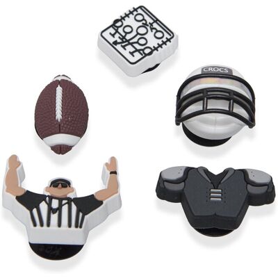 Crocs Football Team 5 Pack ONE SIZE WHITE ONE SIZE Crocs Football Team 5 Pack ONE SIZE WHITE ONE SIZE