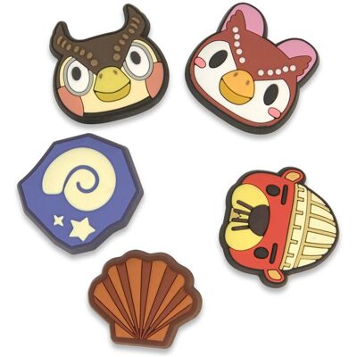 Crocs Animal Crossing Collector 5Pck ONE SIZE WHITE ONE SIZE Crocs Animal Crossing Collector 5Pck ONE SIZE WHITE ONE SIZE