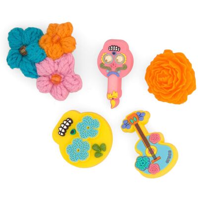 Crocs Dia De Los Muertos 5 Pack ONE SIZE WHITE ONE SIZE Crocs Dia De Los Muertos 5 Pack ONE SIZE WHITE ONE SIZE