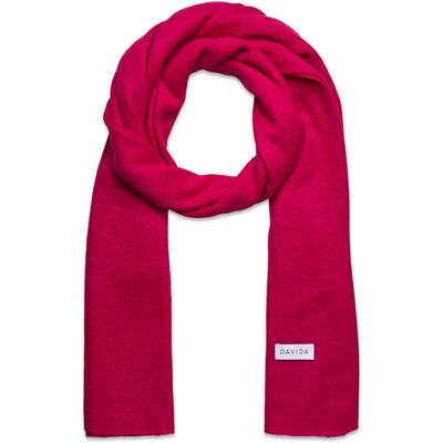Davida Cashmere Big Classic Scarf ONE SIZE FUCHSIA ONE SIZE Davida Cashmere Big Classic Scarf ONE SIZE FUCHSIA ONE SIZE