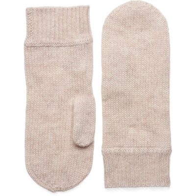 Davida Cashmere Mittens ONE SIZE LIGHT BEIGE ONE SIZE Davida Cashmere Mittens ONE SIZE LIGHT BEIGE ONE SIZE