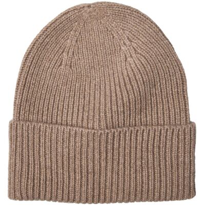 Davida Cashmere Fold Rib Cap ONE SIZE MINK ONE SIZE Davida Cashmere Fold Rib Cap ONE SIZE MINK ONE SIZE