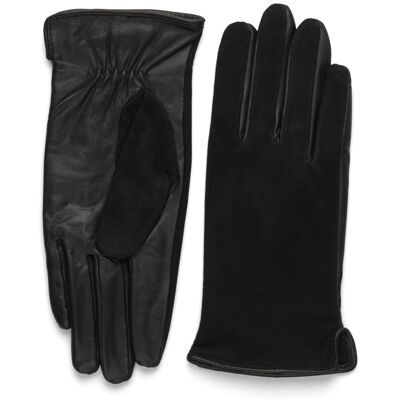 DEPECHE Gloves W. Suede 8 226 BLACK / BLACK 8 DEPECHE Gloves W. Suede 8 226 BLACK / BLACK 8