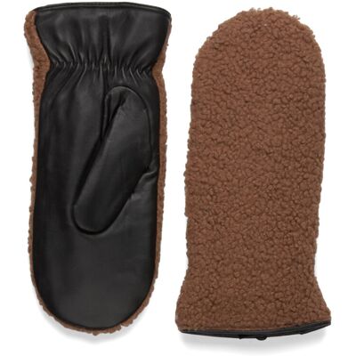 DEPECHE Mittens W. Sherpa Fleece 7.5 173 CHESTNUT 7.5 DEPECHE Mittens W. Sherpa Fleece 7.5 173 CHESTNUT 7.5