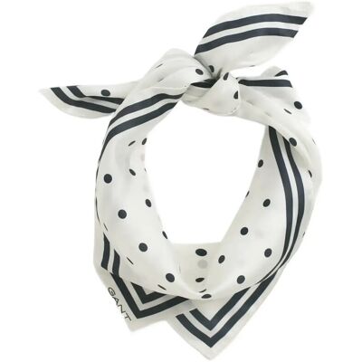 Gant Dot Print Silk Scarf ONE SIZE EGGSHELL ONE SIZE Gant Dot Print Silk Scarf ONE SIZE EGGSHELL ONE SIZE