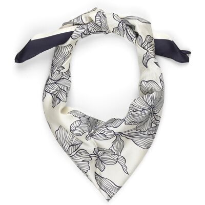 Gant Floral Print Silk Scarf ONE SIZE EVENING BLUE ONE SIZE Gant Floral Print Silk Scarf ONE SIZE EVENING BLUE ONE SIZE